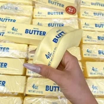 Butter Stress Relief Toy — Slow Rising Squeeze Fidget Ball (2-Pack)