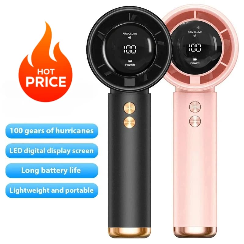 Portable Mini Electric Fan USB Rechargeable β image 1