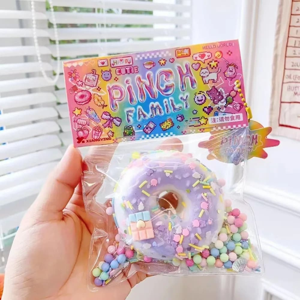 TABA Squishy Cake Doughnut Stress Relief Toy β image 1